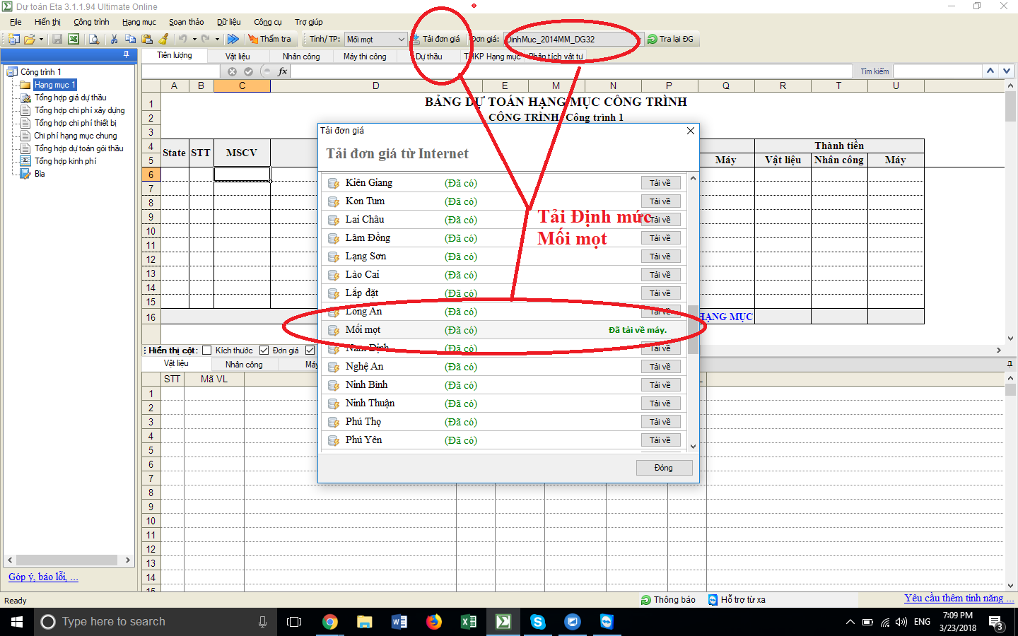 Định mức mối mọt