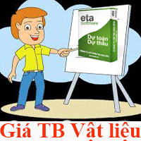 Cập nhật giá thông báo hạng mục dự toán Eta
