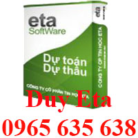 Phần mềm Dự toán Eta miễn phí năm 2018