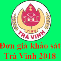 Đơn giá khảo sát tỉnh Trà Vinh năm 2018