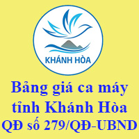 Bảng giá ca máy thi công tỉnh Khánh Hòa