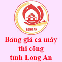 Bảng giá ca máy thi công tỉnh Long An