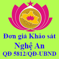 Đơn giá Khảo sát Nghệ An năm 2017