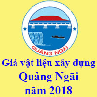 Giá vật liệu xây dựng tỉnh Quảng Ngãi năm 2018