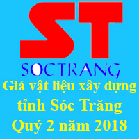 Giá vật liệu xây dựng tỉnh Sóc Trăng năm 2018