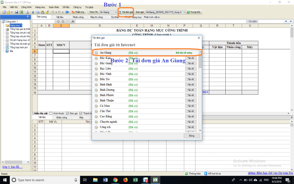 Hướng dẫn xác định đơn giá nhân công An Giang