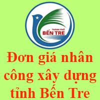 Đơn giá nhân công xây dựng tỉnh Bến Tre