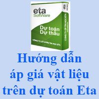 Hướng dẫn áp giá vật liệu trên dự toán Eta