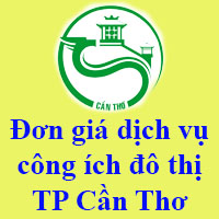Đơn giá dịch vụ công ích thành phố Cần Thơ