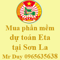 Mua phần mềm dự toán Eta tại Sơn La