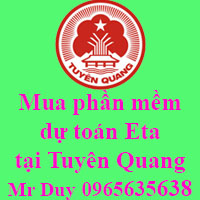 Mua phần mềm dự toán Eta tại Tuyên Quang