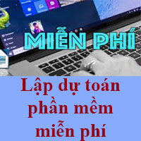 Lập dự toán xây dựng bằng phần mềm miễn phí