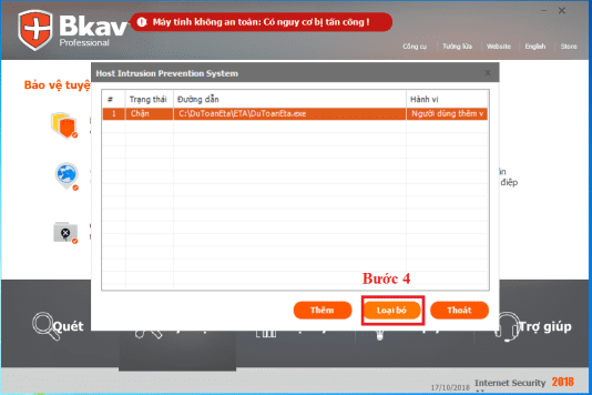 dự toán eta không xuất excel