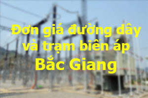 đơn giá lắp đặt đường dây tải điện bắc giang