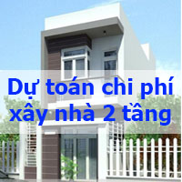 kinh phí xây dựng nhà 2 tầng