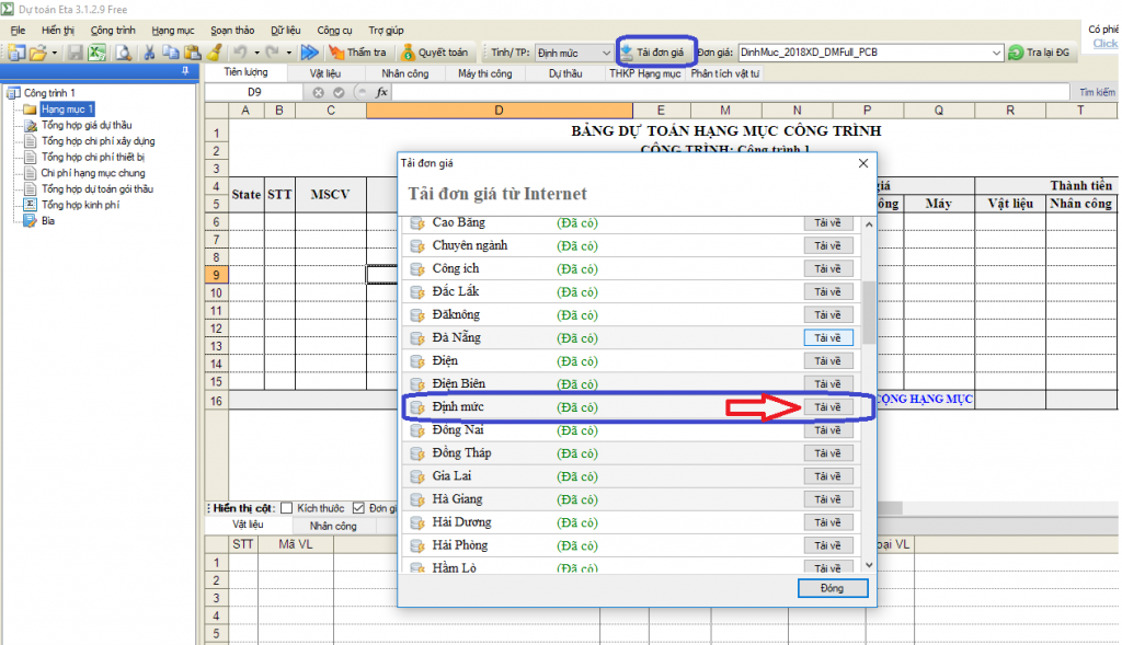Hướng dẫn áp dụng định mức của Bộ Xây dựng