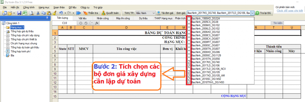 Hướng dẫn điều chỉnh dự toán tỉnh Bắc Ninh năm 2019