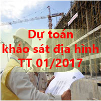 dự toán khảo sát