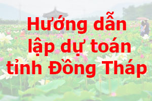 lập dự toán tỉnh đồng tháp