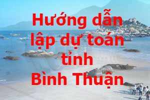 lập dự toán tỉnh Bình Thuận