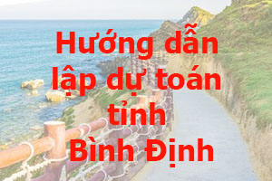 lập dự toán tỉnh Bình Định