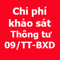 Chi phí khảo sát theo Thông tư 09/2019/TT-BXD
