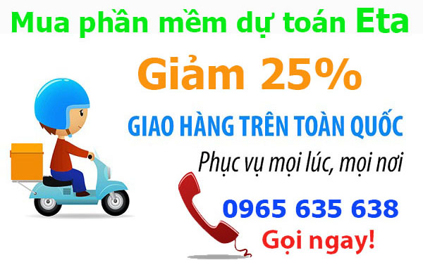 Phần mềm Dự toán Eta năm 2020