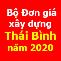 Đơn giá xây dựng tỉnh Thái Bình năm 2020