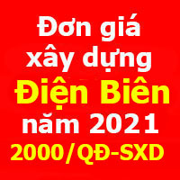 Đơn giá xây dựng tỉnh Điện Biên Quyết định 2000/QĐ-SXD
