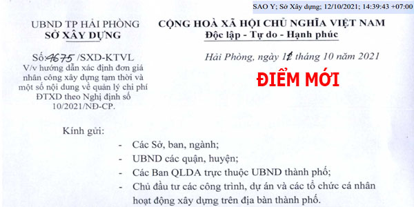 Bảng giá ca máy thành phố Hải Phòng năm 2022