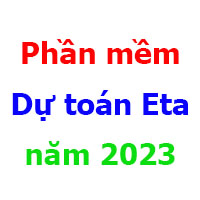 phần mềm dự toán eta năm 2023