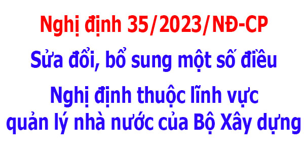 Nghị định 35/2023/NĐ-CP chính phủ