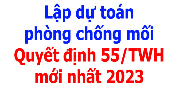 lập dự toán phòng chống mối năm 2023