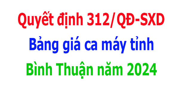 bảng giá ca máy tỉnh bình thuận năm 2024