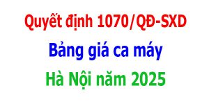 Bảng giá ca máy Hà Nội năm 2025